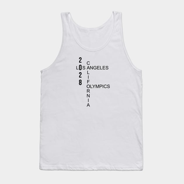 Los Angeles 2028 Tank Top by Designs by Dyer